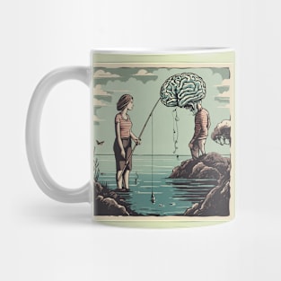 fishing in the brain Mug